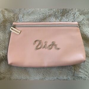 Dior Pink Clutch/cosmetic Bag